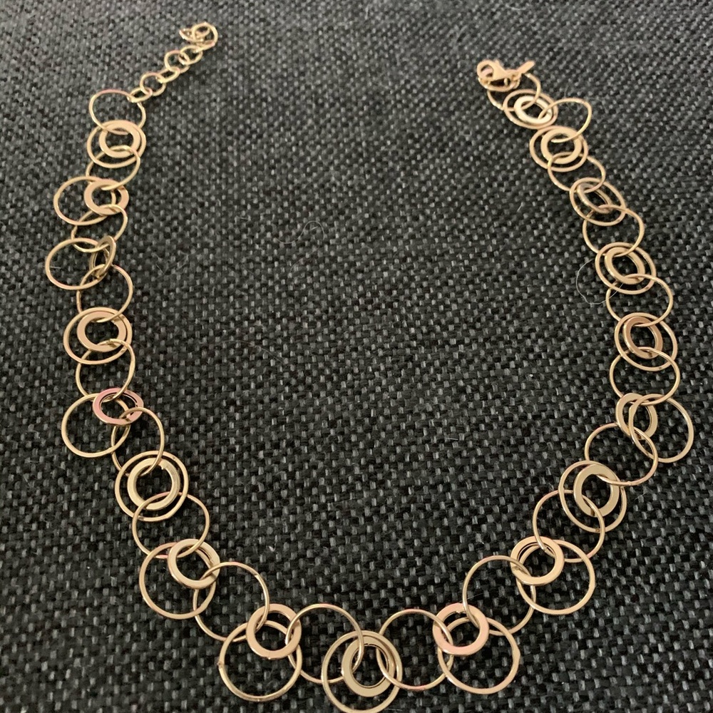 14kt gold necklace and earrings